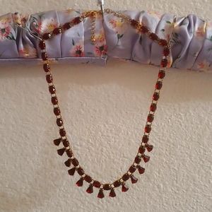 🛍Red Necklace and earrings